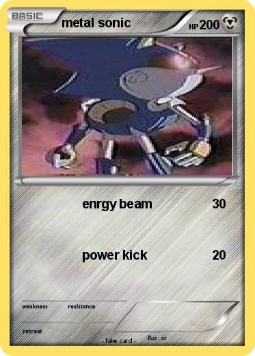 Pokemon metal sonic