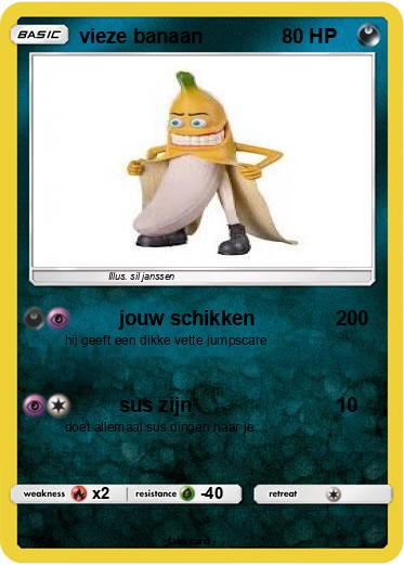 Pokemon vieze banaan