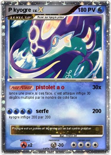 Pokemon P kyogre