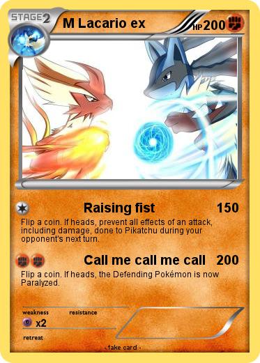 Pokemon M Lacario ex