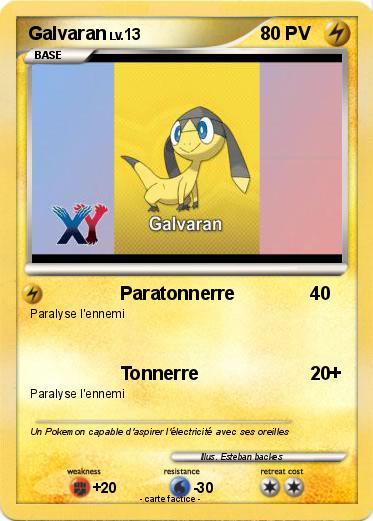 Pokemon Galvaran