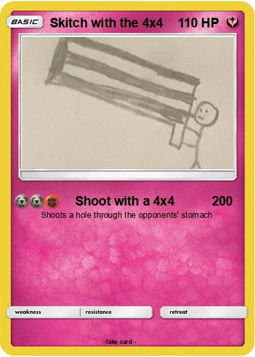 Pokemon Skitch with the 4x4