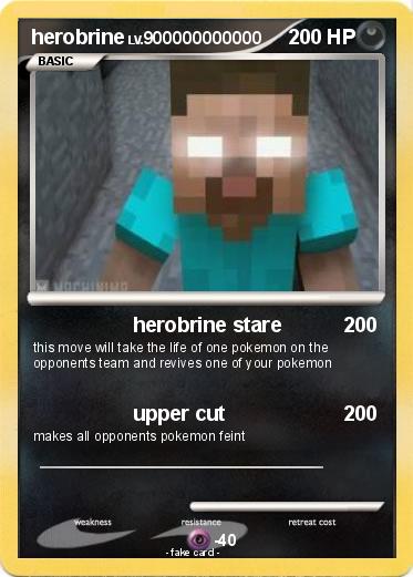 Pokemon herobrine