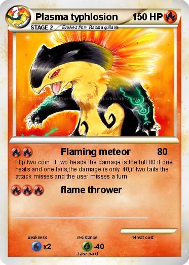 Pokemon Plasma typhlosion