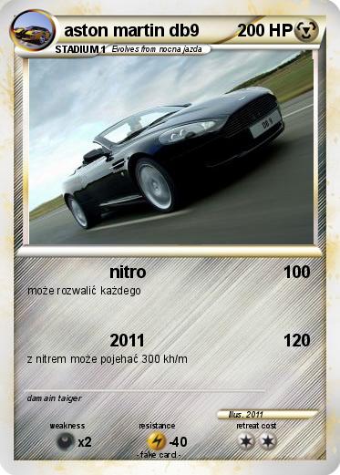 Pokemon aston martin db9