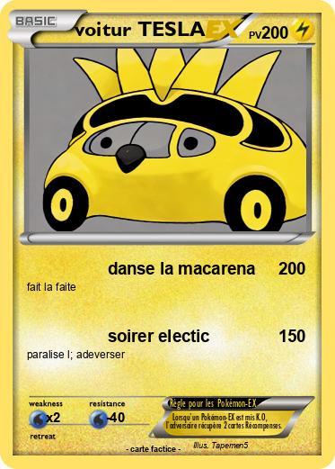 Pokemon voitur TESLA
