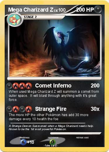 Pokemon Mega Charizard Z