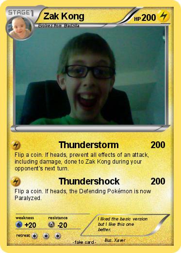 Pokemon Zak Kong