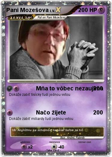Pokemon Pani Mozešova