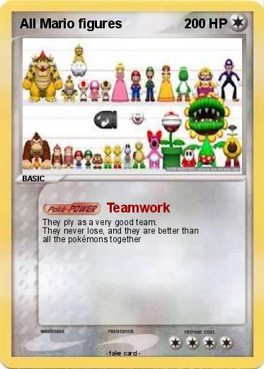 Pokemon All Mario figures