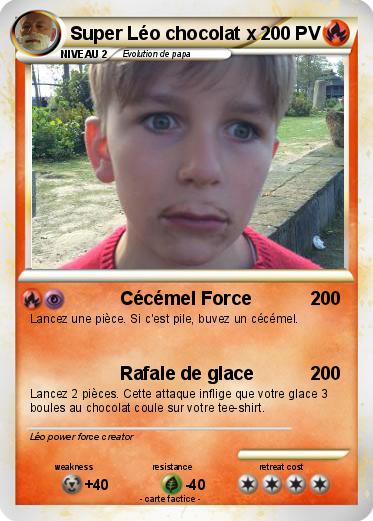 Pokemon Super Léo chocolat x