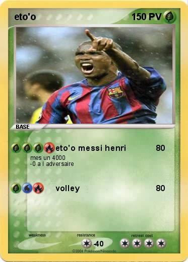 Pokemon eto'o