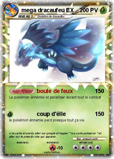 Pokemon mega dracaufeu EX