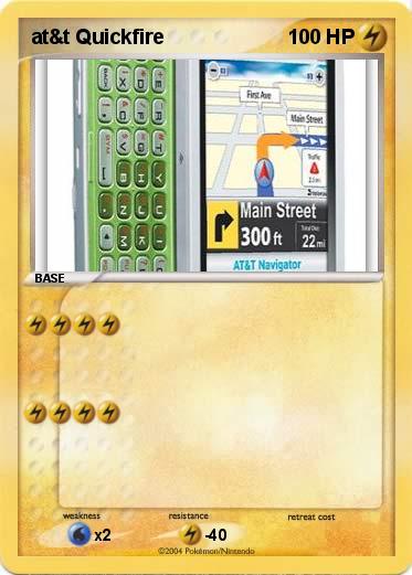 Pokemon at&t Quickfire