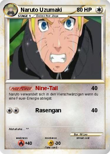Pokemon Naruto Uzumaki