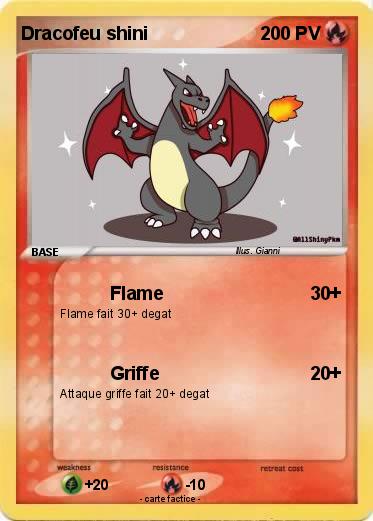 Pokemon Dracofeu shini