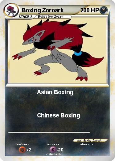 Pokemon Boxing Zoroark