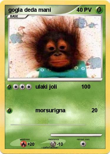 Pokemon gogla deda mani