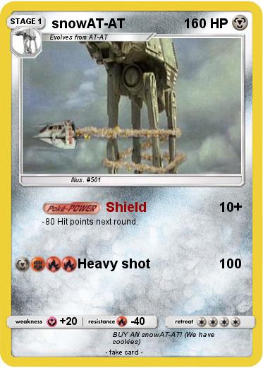 Pokemon snowAT-AT