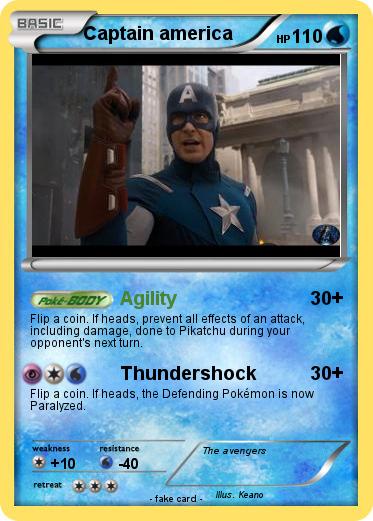Pokemon Captain america