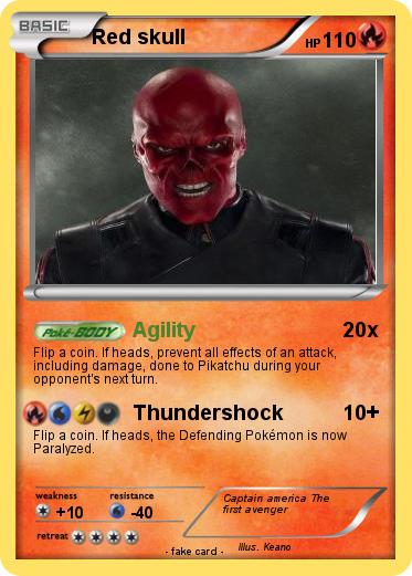 Pokemon Red skull