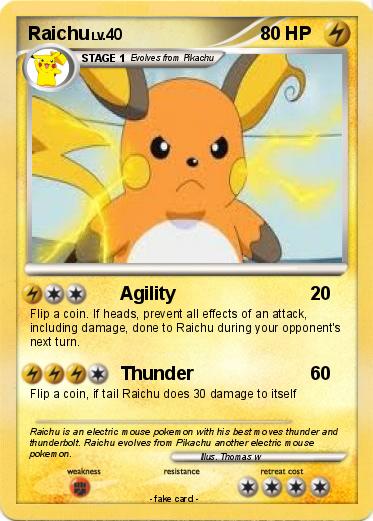 Pokemon Raichu