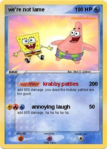 Pokemon we're not lame