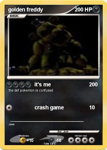 Pokemon golden freddy