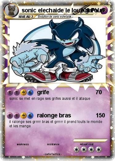 Pokemon sonic elechaide le loup garoup