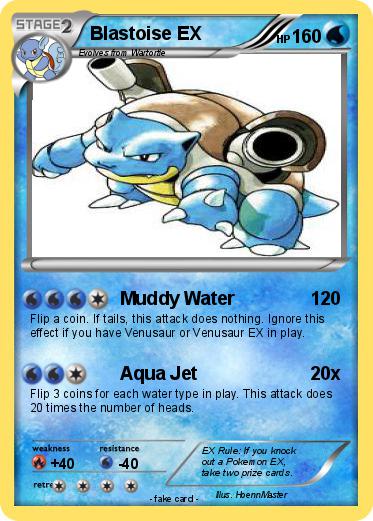 Pokemon Blastoise EX