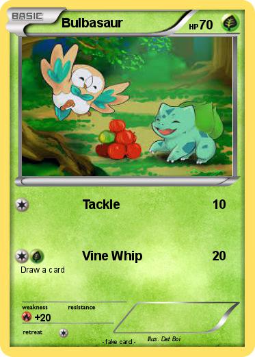 Pokemon Bulbasaur