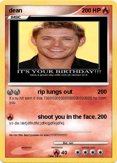 Pokemon dean
