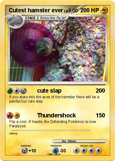 Pokemon Cutest hamster ever