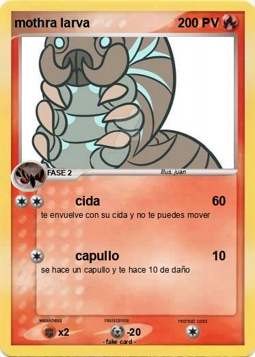 Pokemon mothra larva