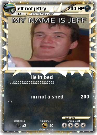 Pokemon jeff not jeffry