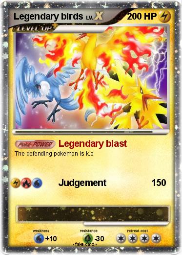 Pokemon Legendary birds