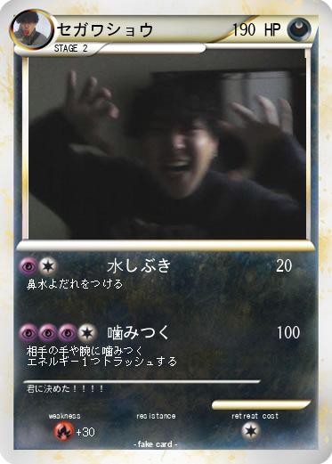 Pokemon セガワショウ