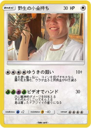 Pokemon 野生の小金持ち