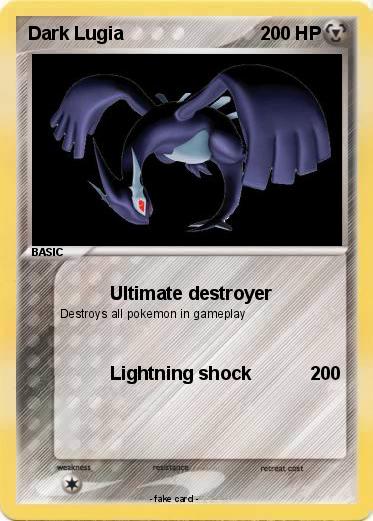 Pokemon Dark Lugia