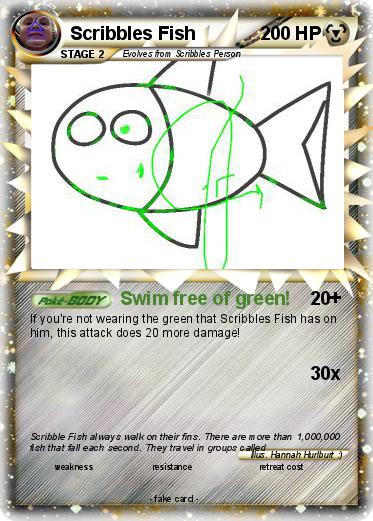 Pokemon Scribbles Fish