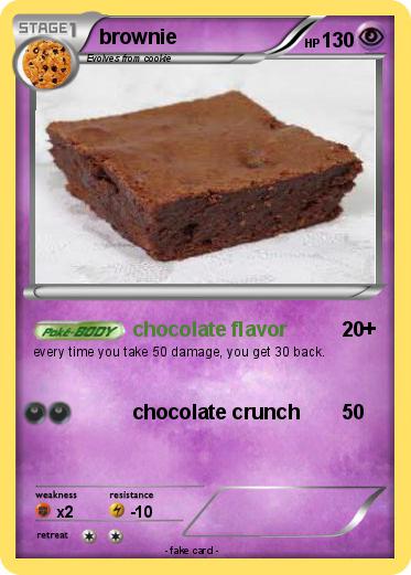 Pokemon brownie