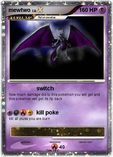 Pokemon mewtwo