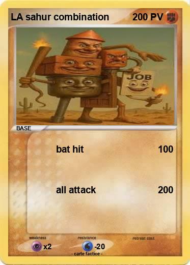Pokemon LA sahur combination