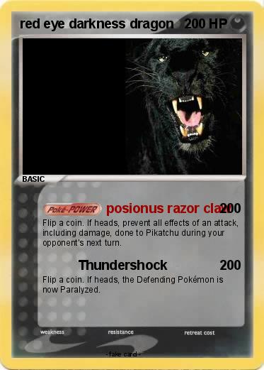 Pokemon red eye darkness dragon
