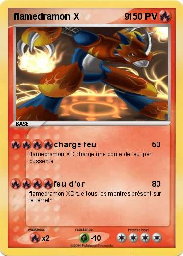 Pokemon flamedramon X                  9