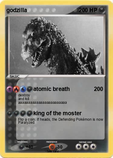 Pokemon godzilla