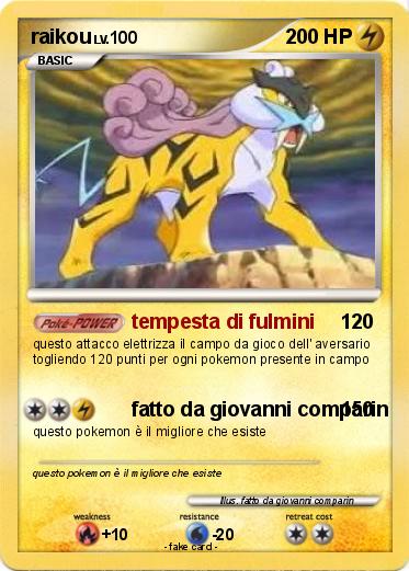 Pokemon raikou