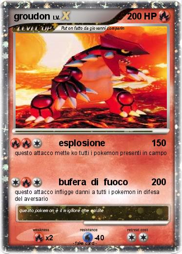 Pokemon groudon