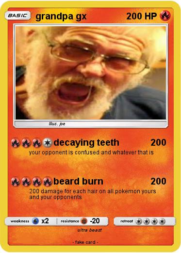 Pokemon grandpa gx