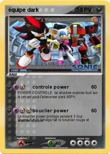 Pokemon équipe dark